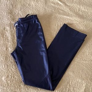 Ralph Lauren straight leg leather pants